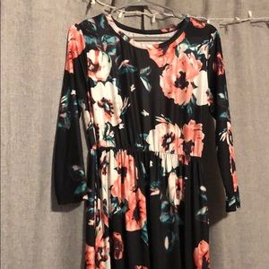 Long sleeve maxi dress